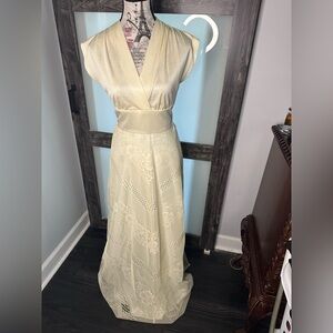 Solo Cream Maxi Dress